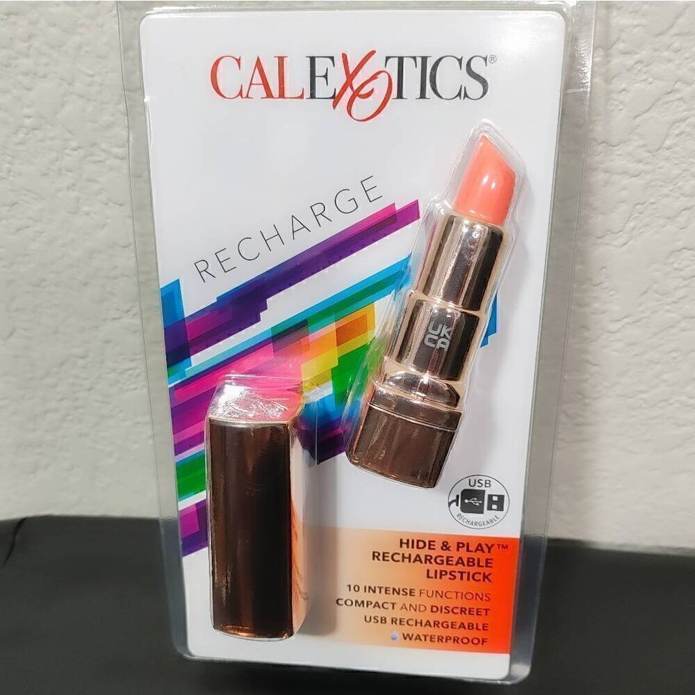 CalExotic's Hide and Play Rechargeable Lipstick Vibe
